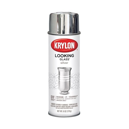 Krylon Spray Paint, Silver, Gloss, 6 oz K09033000